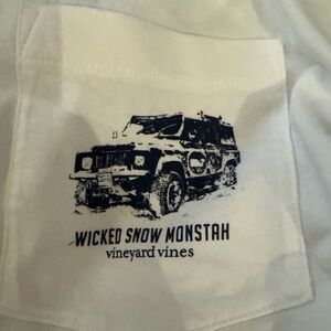 Vineyard Vines White Graphic Men's Shirt